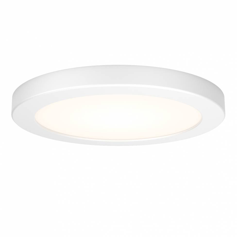 Europa Disk 7 in. LED modern flush mount light 3 CCT white