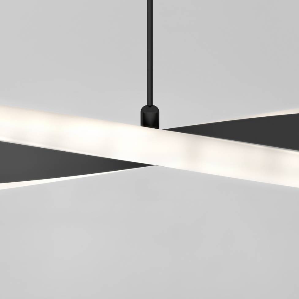 Finley Linear Integrated LED Pendant Light 3CCT Black
