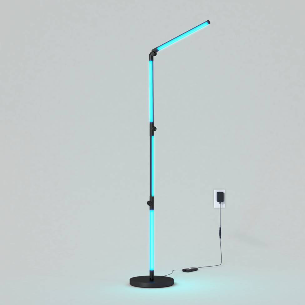 Fitch smart foldable RGB LED gaming floor lamp