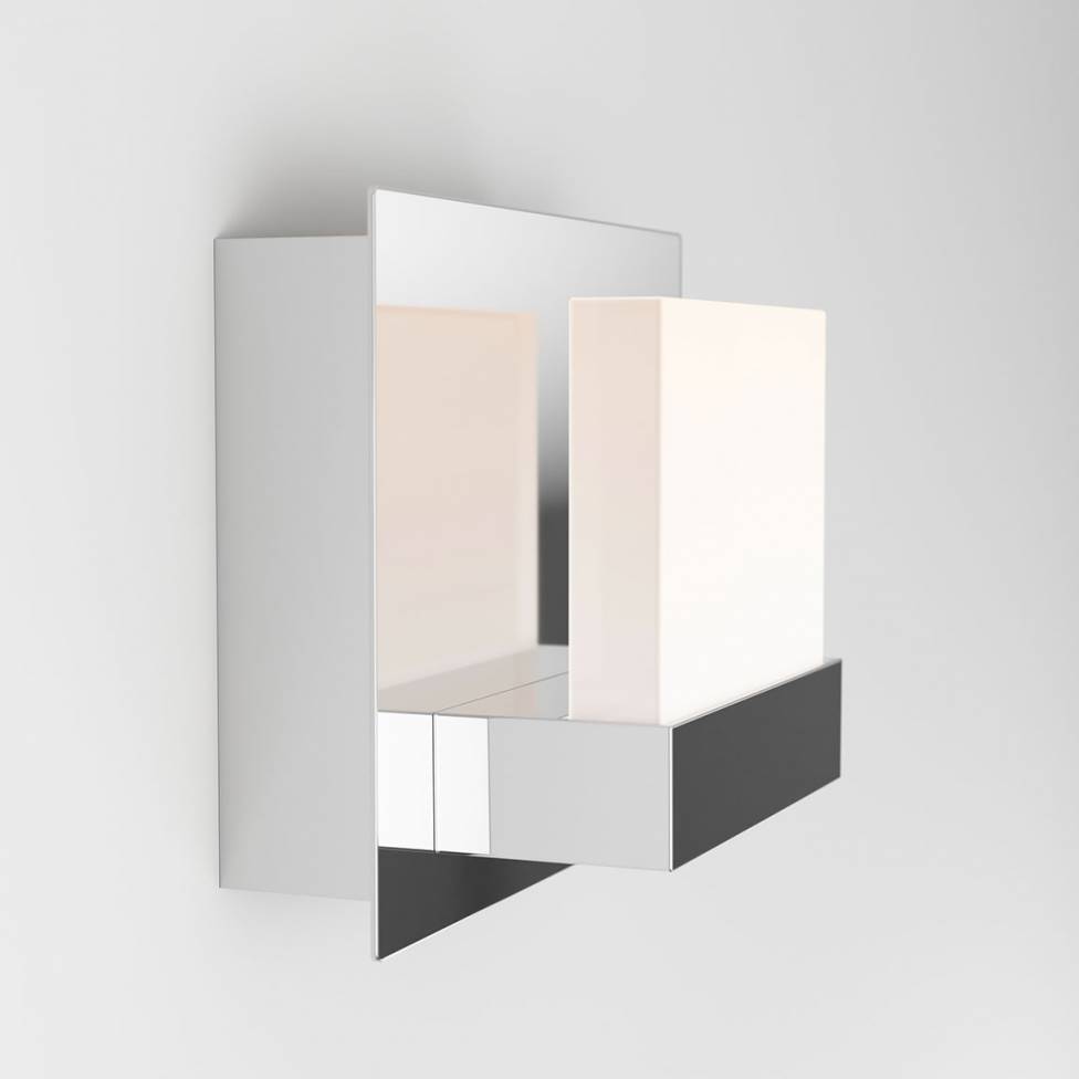 Frosted Cube 1-light Integrated LED Vanity Light