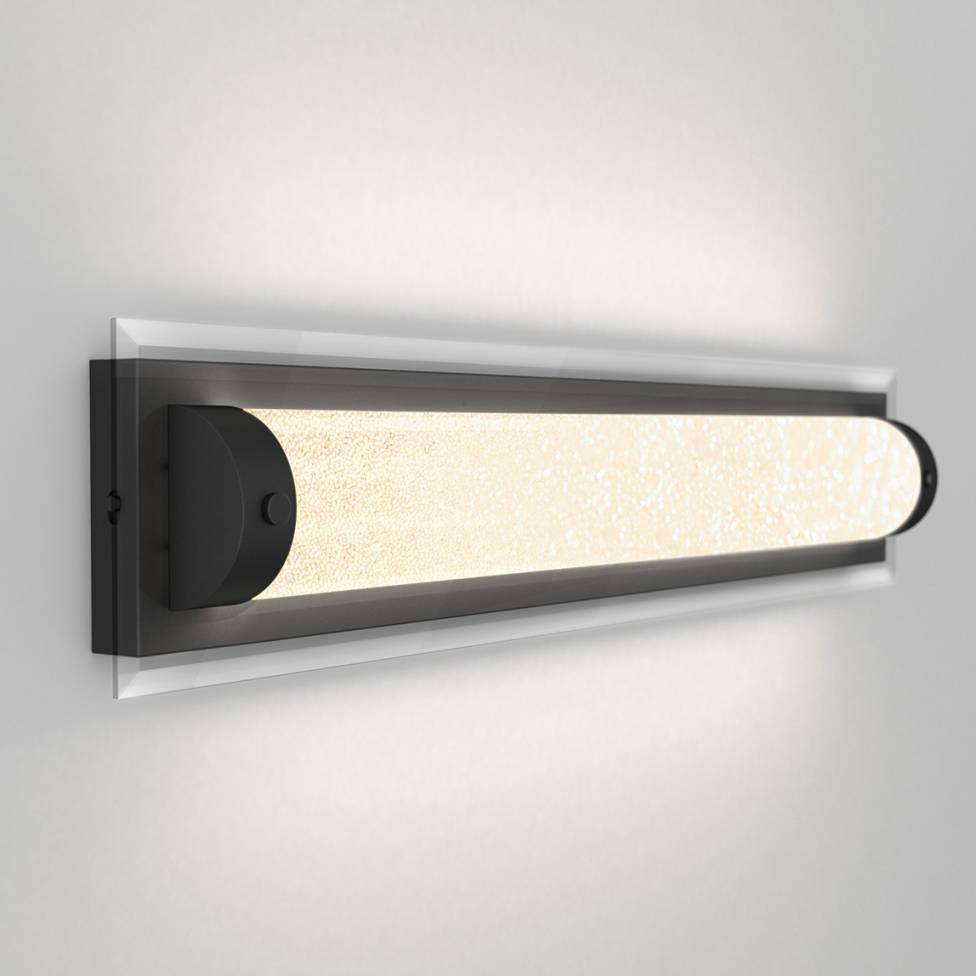 Glamour Integrated LED Vanity Light 3CCT Black Artika Artika