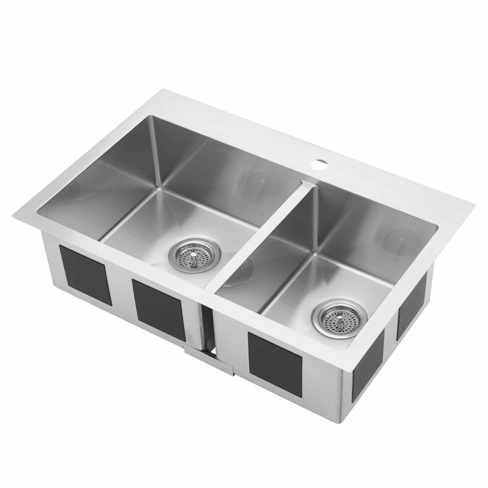 Laguna Bay Stainless-Steel Double Bowl Sink