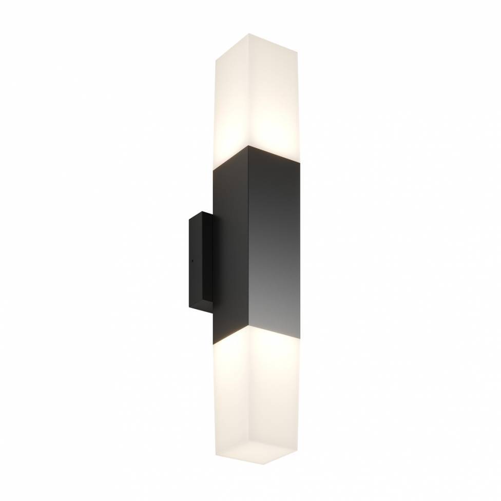 Lennox Pro LED Outdoor Wall Light Black