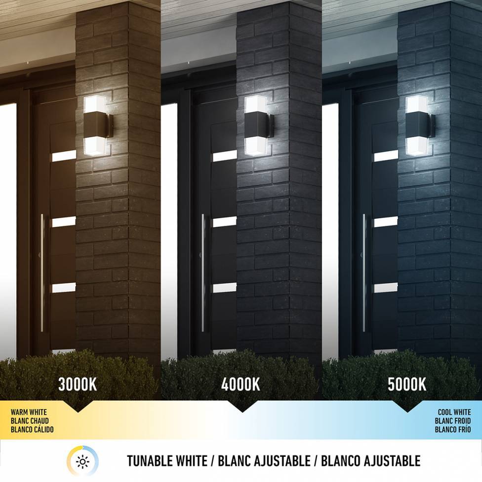Lorian Integrated LED Outdoor Light Black