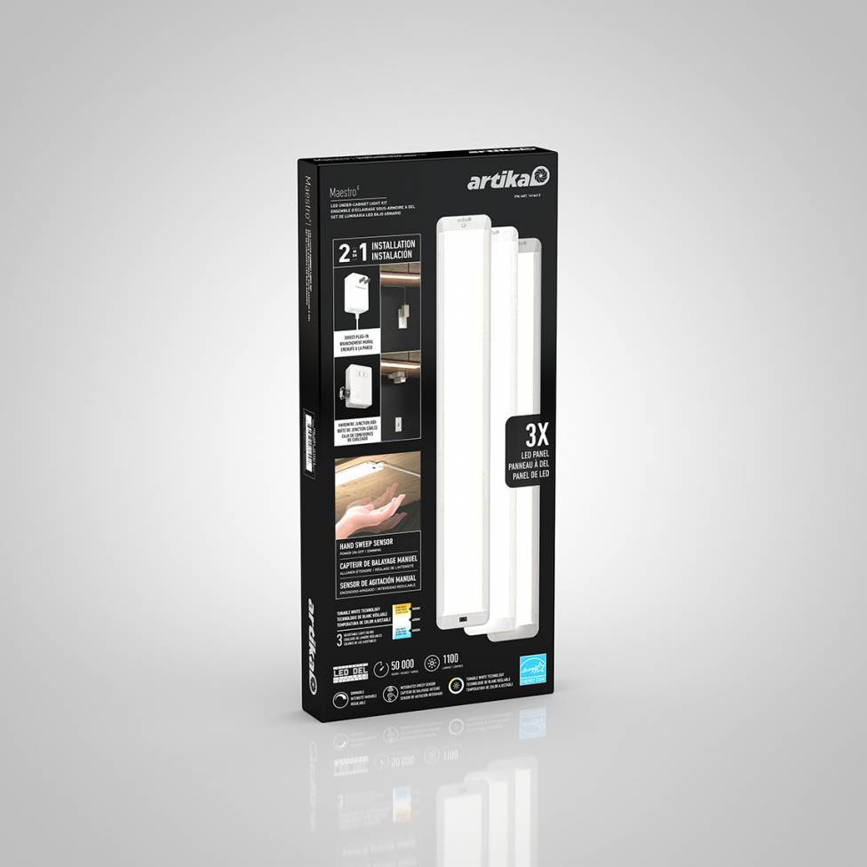 Maestro lumières LED sous armoire 3CCT