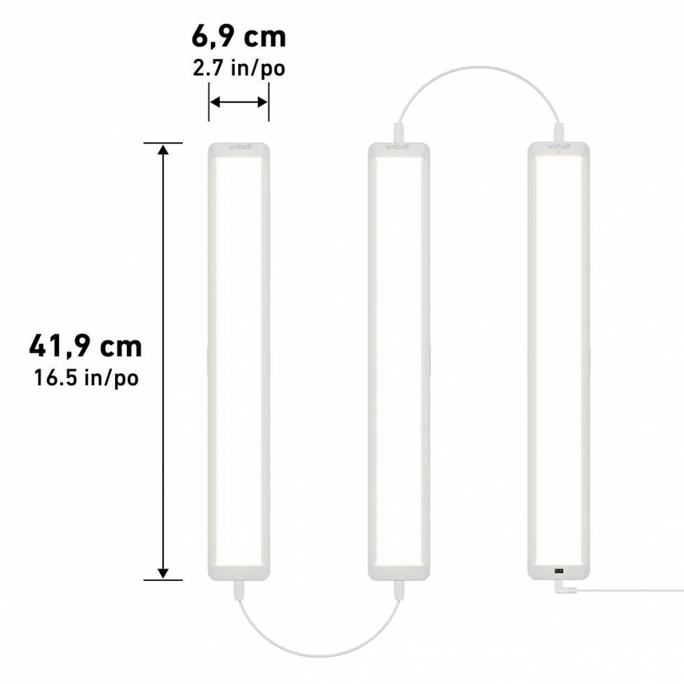 Maestro lumières LED sous armoire 3CCT
