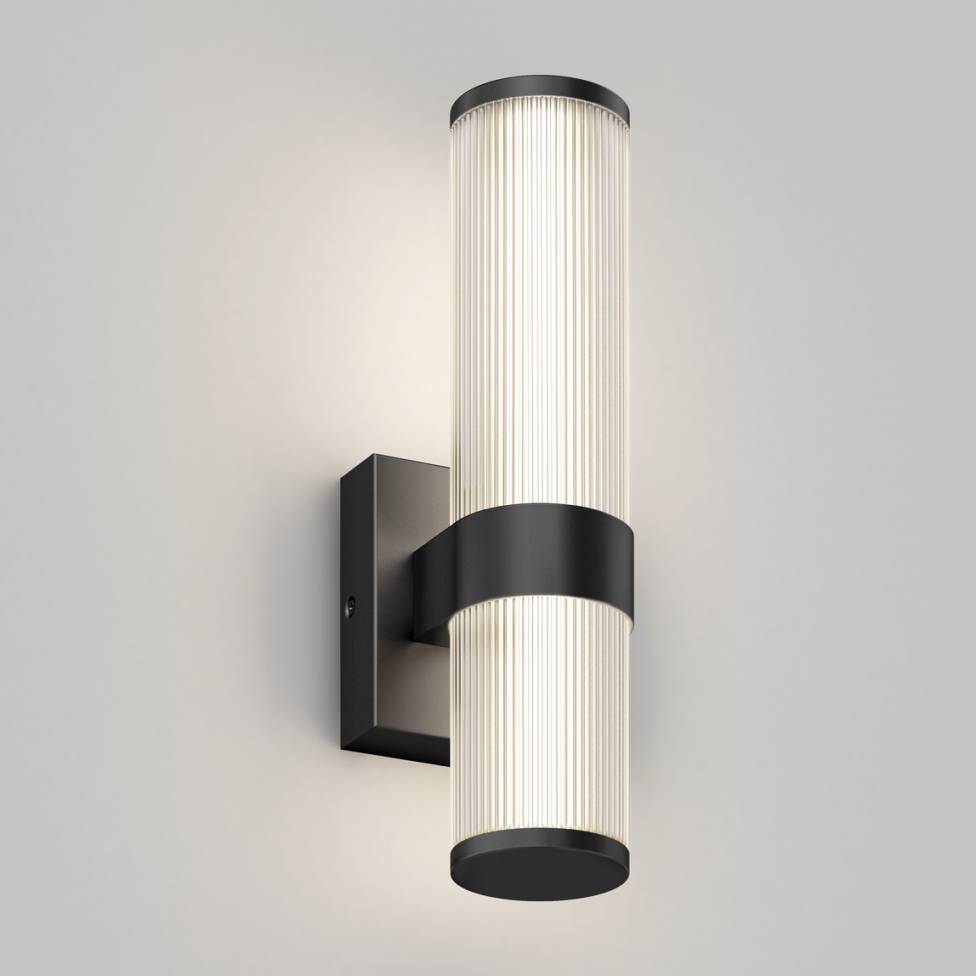 Mirado modern LED wall sconce 5 CCT black