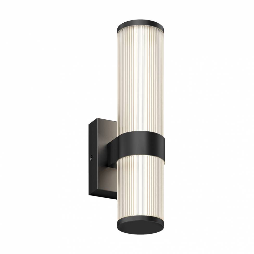 Mirado modern LED wall sconce 5 CCT black