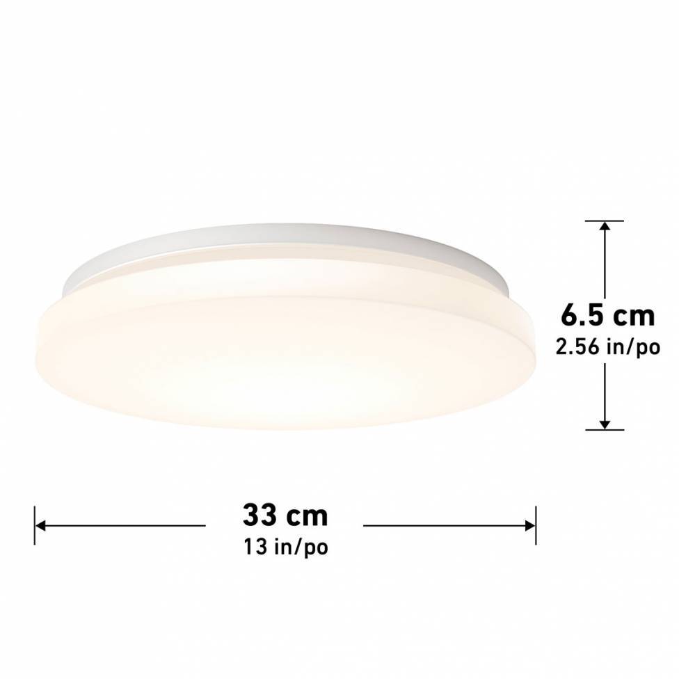 Artika Skyraker LED Ceiling Light Fixture 1750 Lumens IP44 3000K Warm White 
