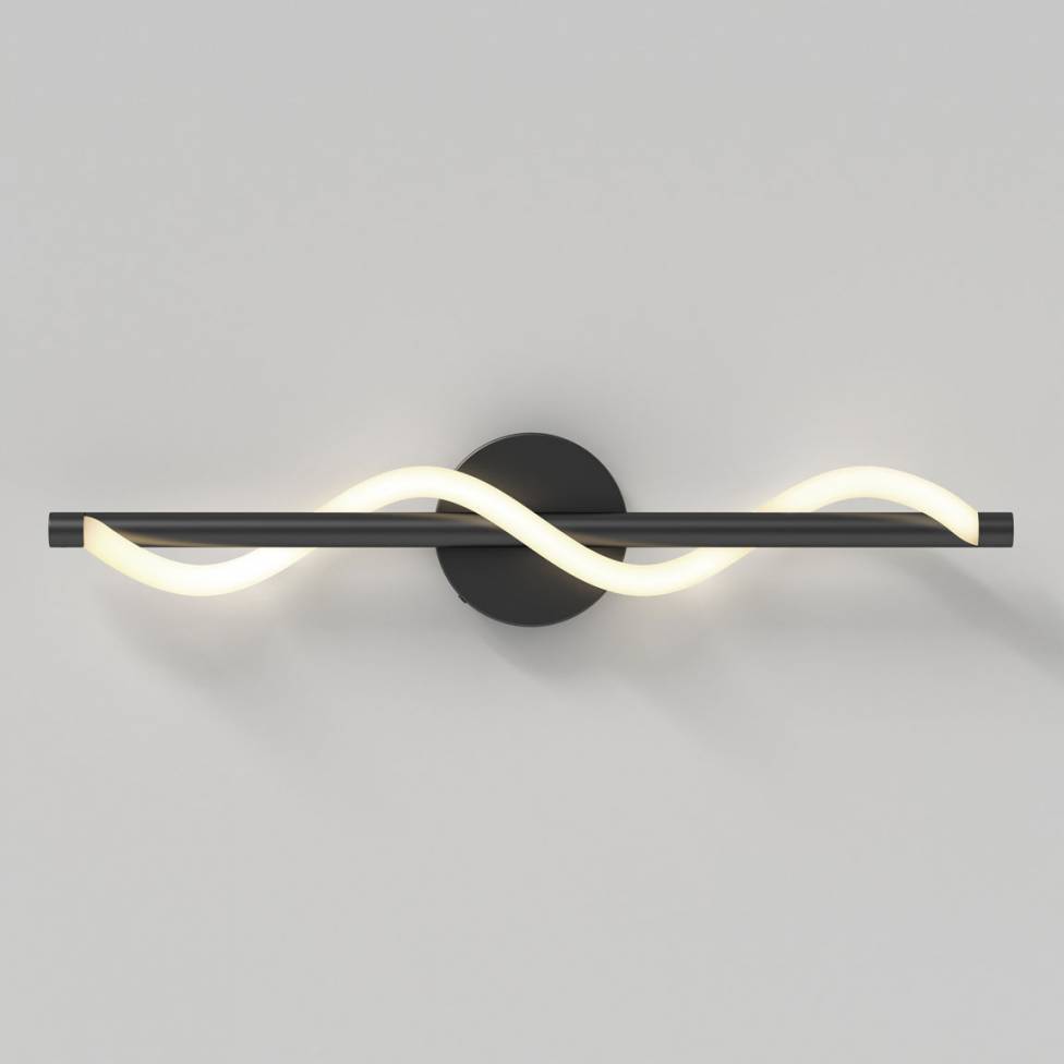 Neon applique meuble lavabo moderne à DEL 5 CCT noir