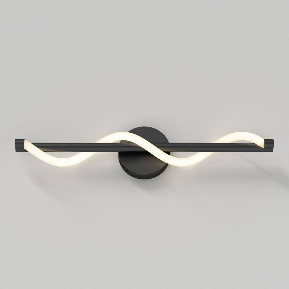 Neon applique meuble lavabo moderne à DEL 5 CCT noir
