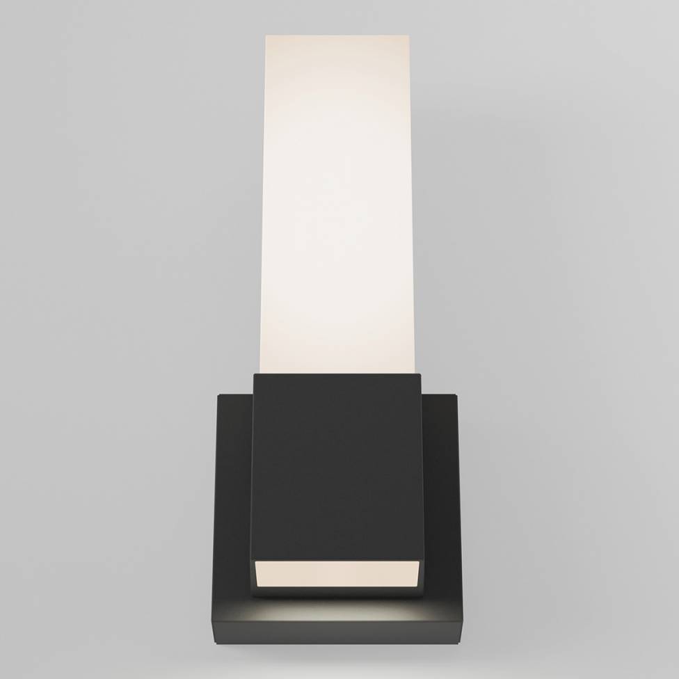 Pillar Integrated LED Outdoor Light Black