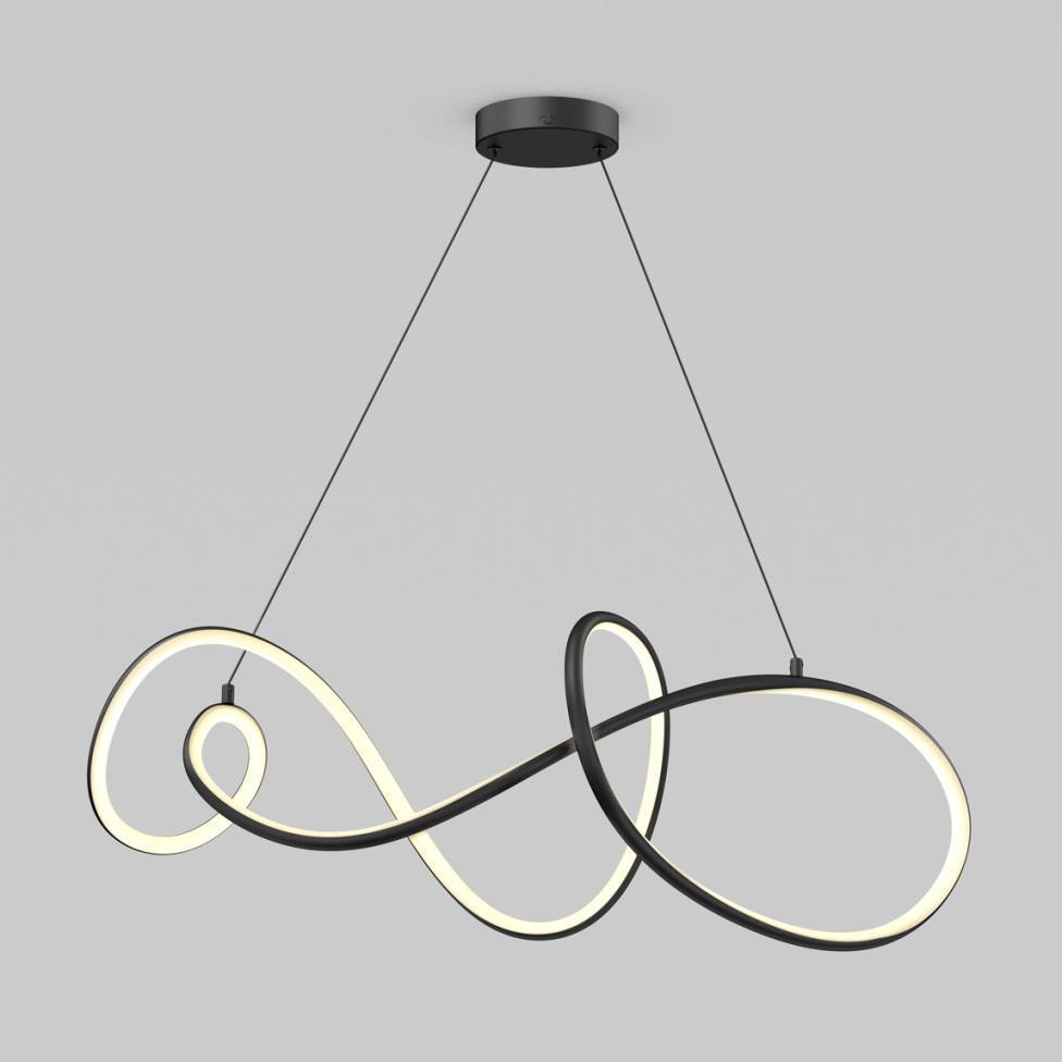 Siena suspension à DEL moderne 5 CCT noir