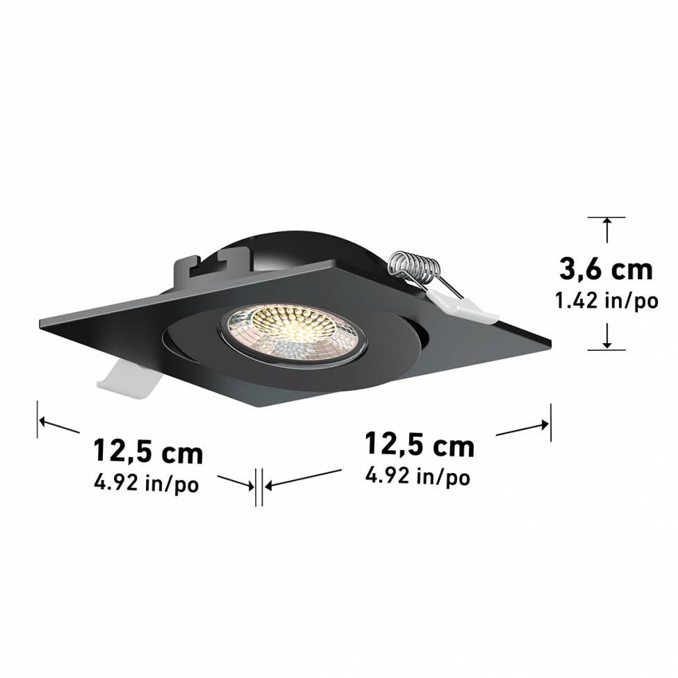 Skyview 4in Gimbal Square, 5CCT BLACK