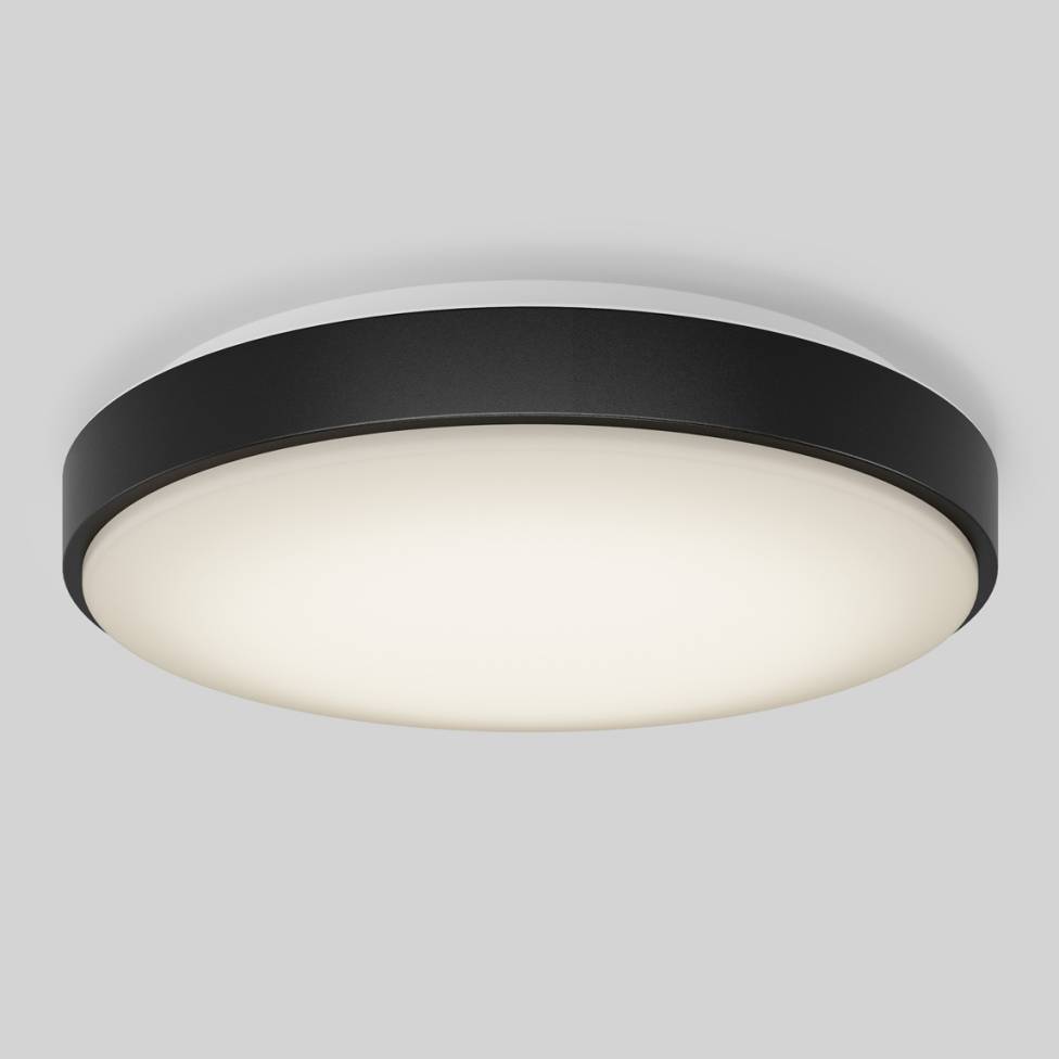 Sunraker LED modern flush mount light black Artika