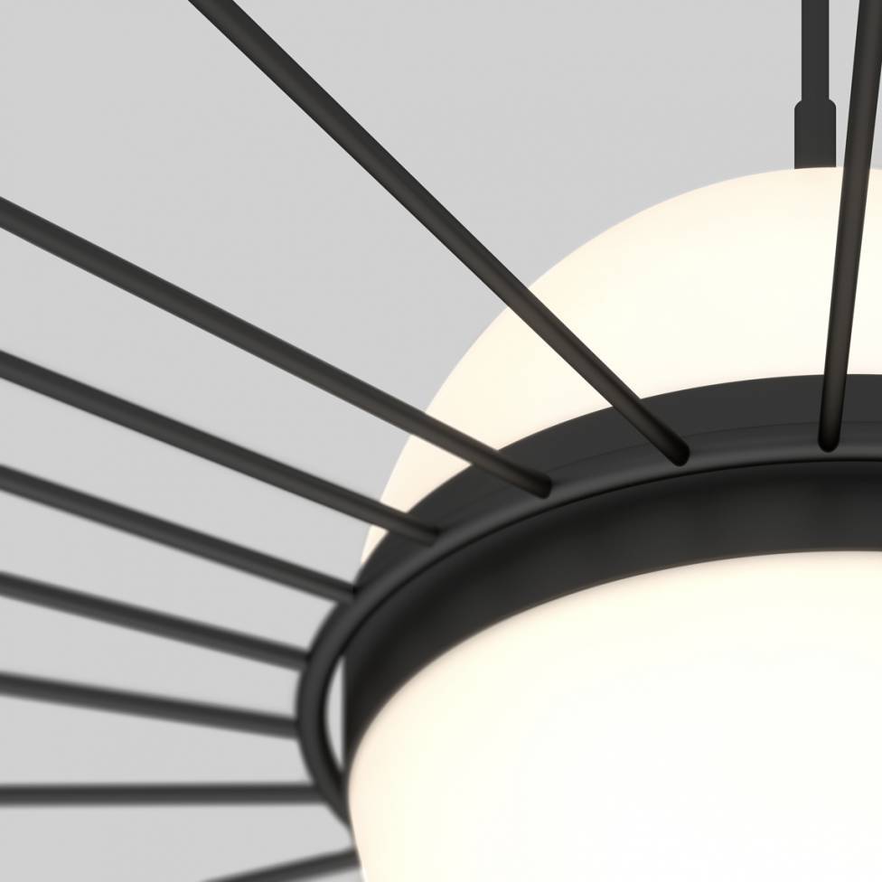 Tolena Integrated LED Pendant Light 3CCT Black