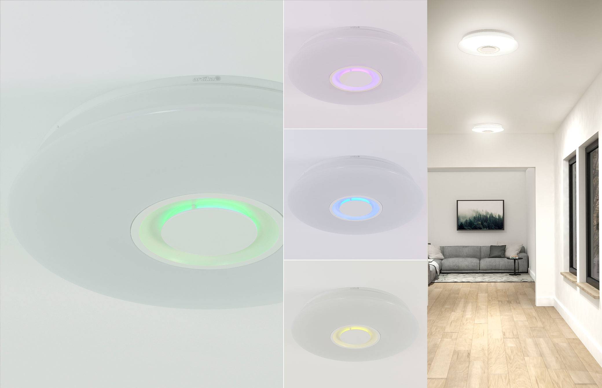Galaxy LED Ceiling Light with Bluetooth Speaker