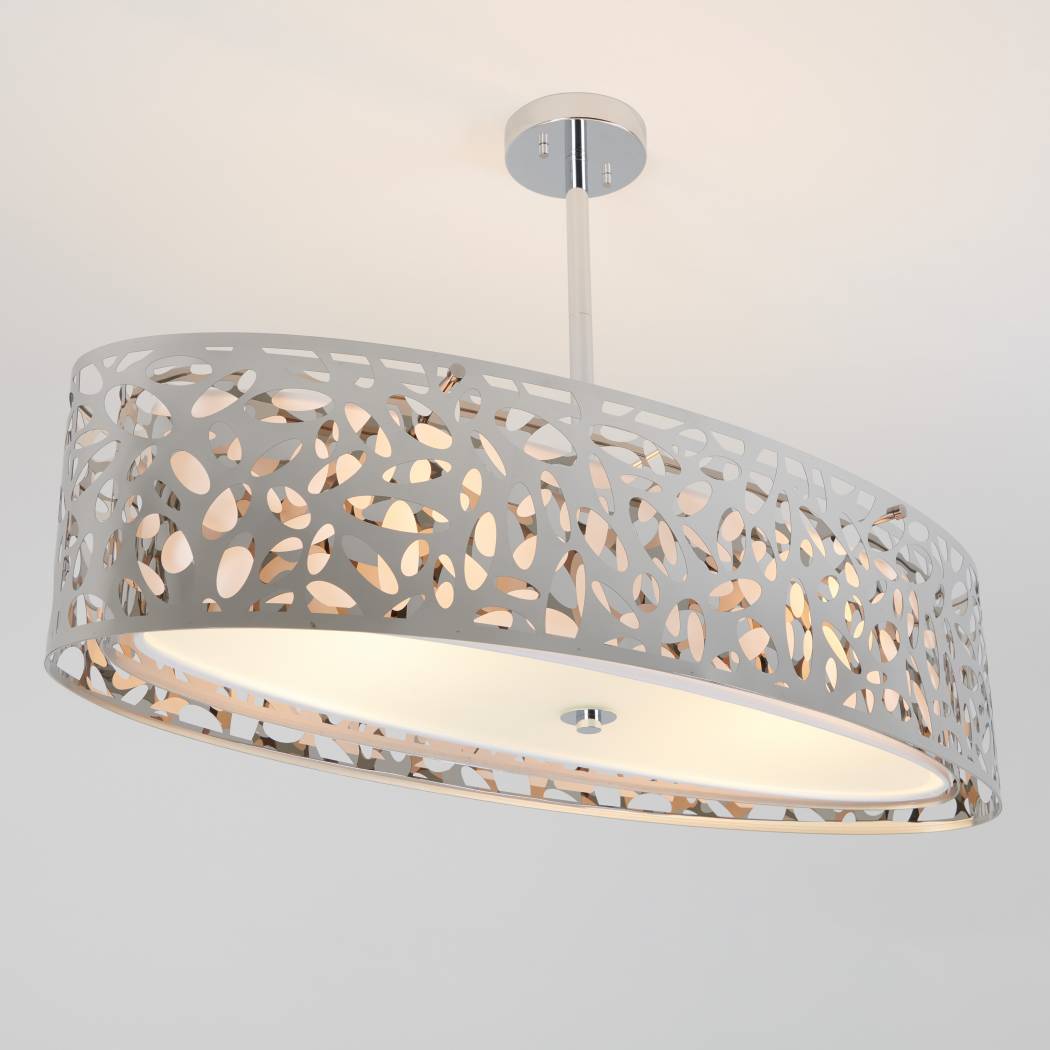 Expression Lustre Oval Chromé