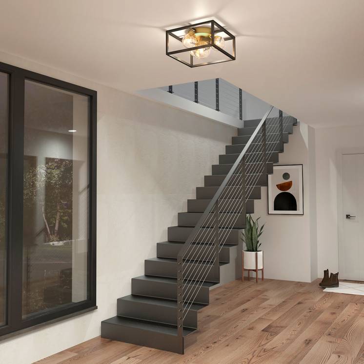 Griffintown Integrated LED Ceiling Light