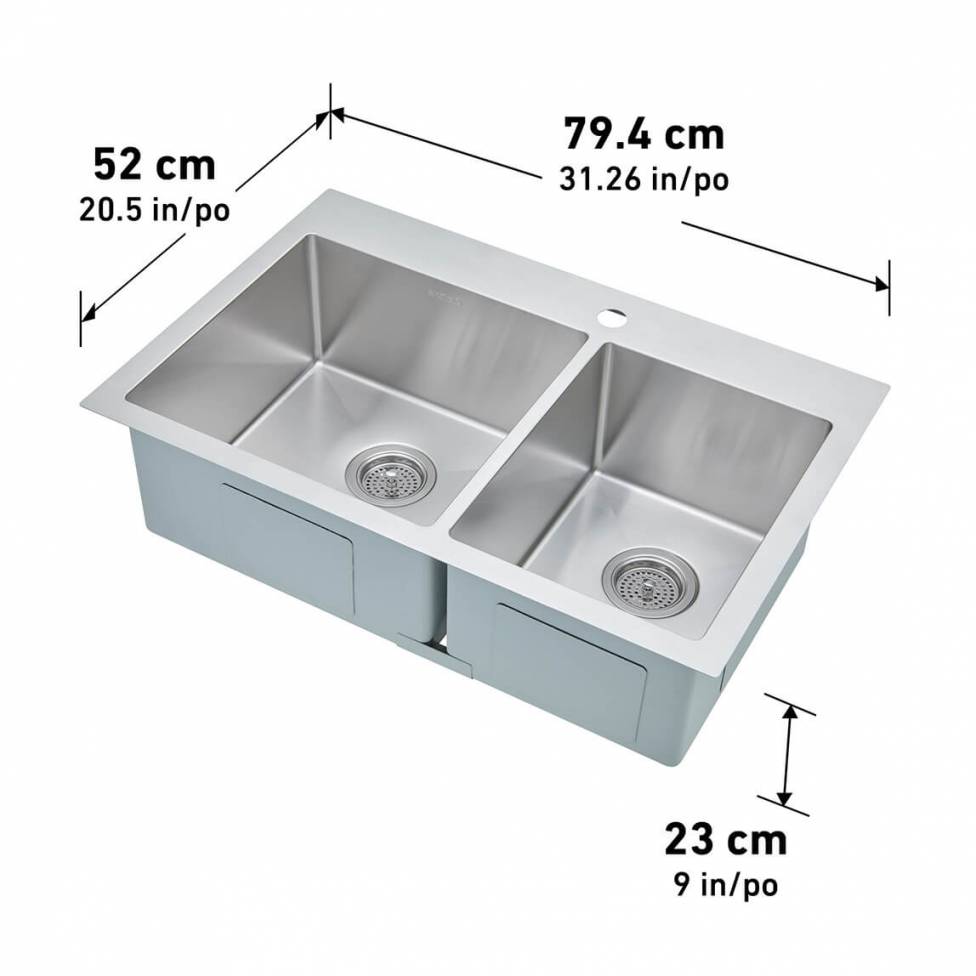 Artika Tryton Double Bowl Sink