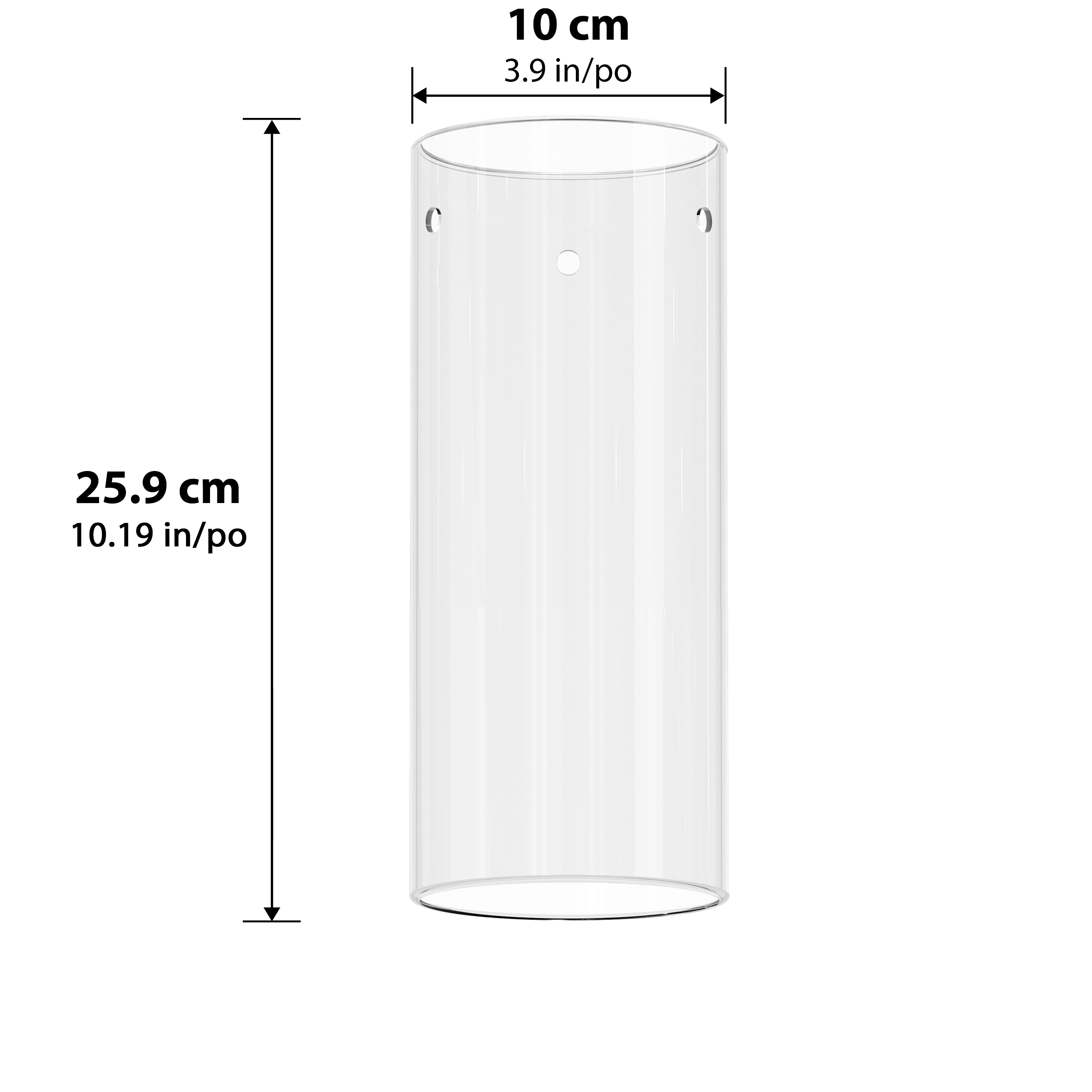Outer glass cylinder 259 mm